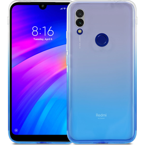 

Чехол DEF Gradient TPU для Xiaomi Redmi 7 Blue