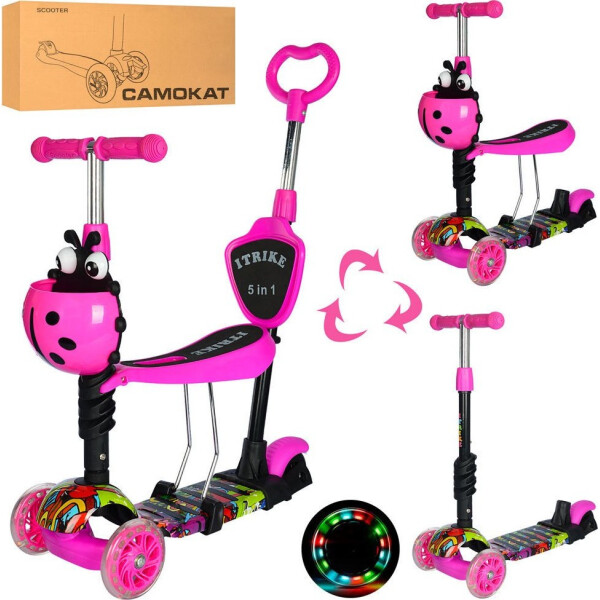 

Самокат iTrike JR 3-058-P розовый