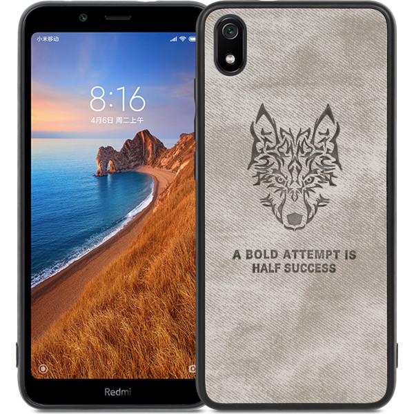 

Чехол DEF Print TPU для Xiaomi Redmi 7A 3D Wolf Gray
