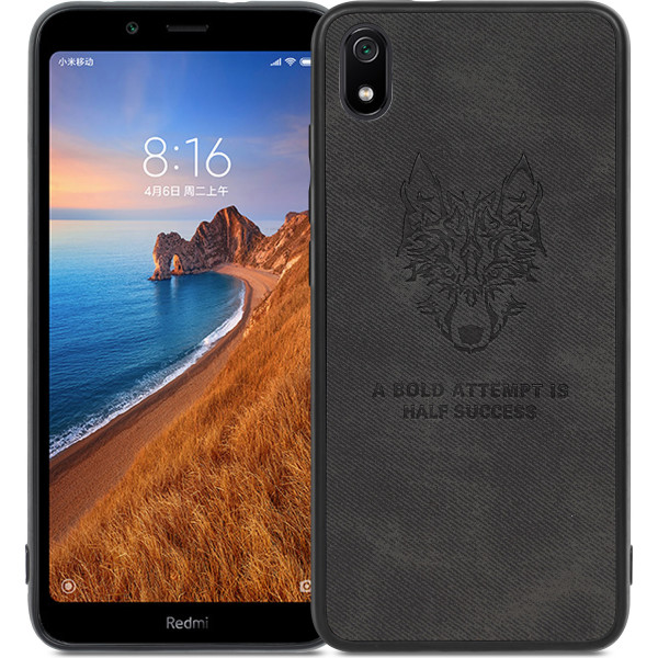 

Чехол DEF Print TPU для Xiaomi Redmi 7A 3D Wolf Black