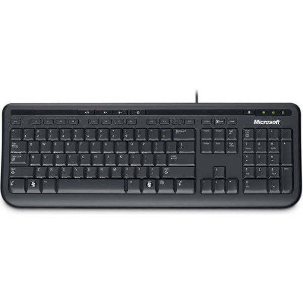 

Клавиатура Microsoft Wired 600 Black USB Ru Ret (ANB-00018)