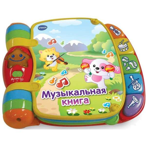 

Развивающая игрушка Vtech - Музыкальная Книга (озвуч. рус. яз.) (80-166726)