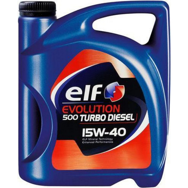 

Моторное масло Elf EVOLUTION 500 TURBO DIESEL 15W40 4L 194853