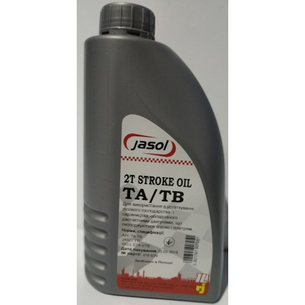 

Моторное масло Jasol 2T STROKE OIL TA/TB (MIXOL), 1L 325003