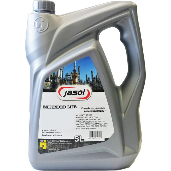 

Антифриз Jasol EXTENDED LIFE -37 C G12+, 5L 325116