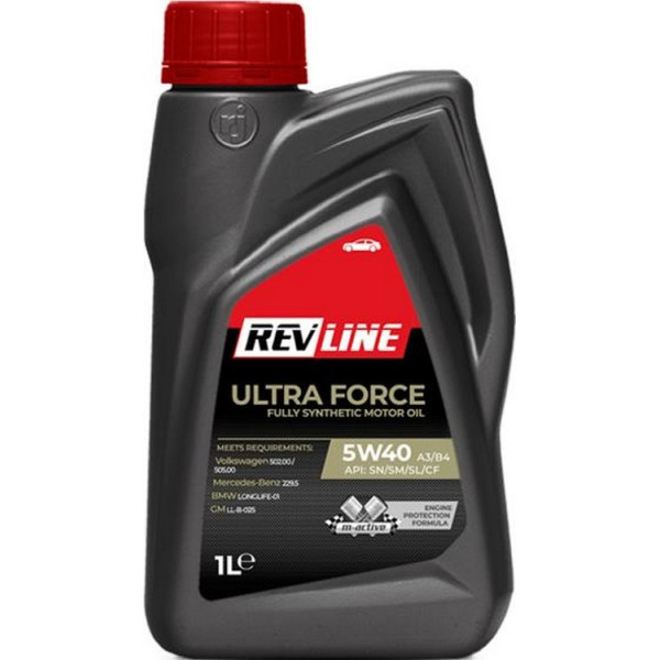 

Моторное масло Revline ULTRA FORCE SYNTHETIC 5W-40, 1L 324644