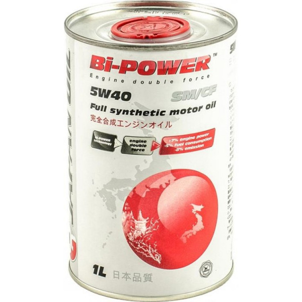 

Моторное масло Bi-Power 5w40 1Lx12 SM/CF 21012