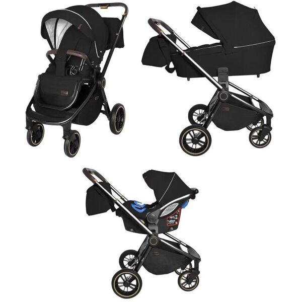 

Коляска прогулочная CARRELLO Epica CRL-8511 (3in1) Space Black +дождевик /1/