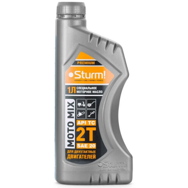 

Масло для 2-х такт. двигателей Sturm MotoMix 2T 1 л MOS-2T-1L