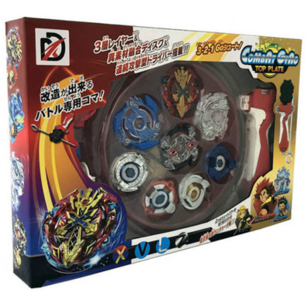 

Набор волчков BeyBlade Combat Gyro (Бейблейд) с пусковым устройством 2 шт и ареной