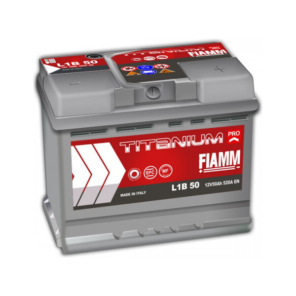 

Автомобильный аккумулятор FIAMM Titanium Pro 6CT 50Ah [–|+] (L1B 50P)
