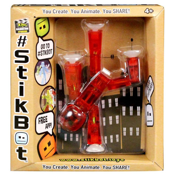 

Игровая фигурка для анимационного творчества Stikbot S1 Красный (TST616R)