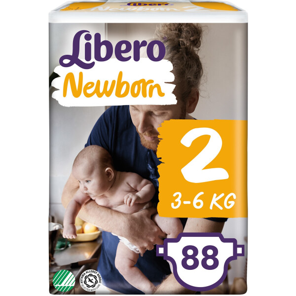 

Подгузники детские Libero Newborn 2 (88) (7322540731477)