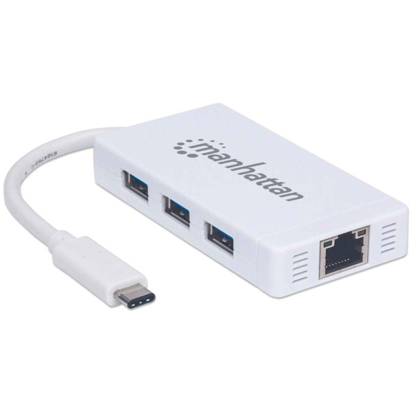 

Manhattan USB3.0 3USB, 1Lan Type C Connector(507608)