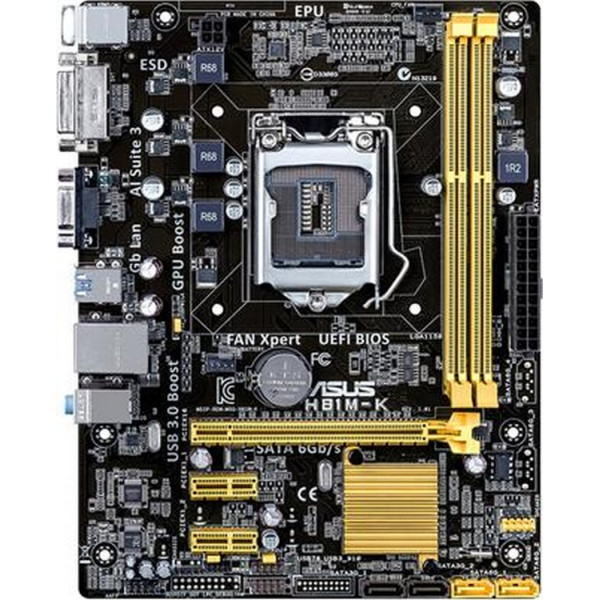 

Asus H81M-K Socket 1150 DDR3