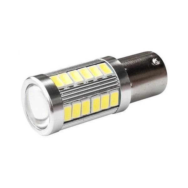 

LED 1156 BA15S P21W лампа в автомобиль 33 SMD silver