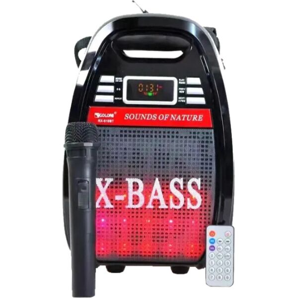 

Колонка бумбокс Golon RX-810 BT Bluetooth mp3 радиомикрофон пульт цветомузыка