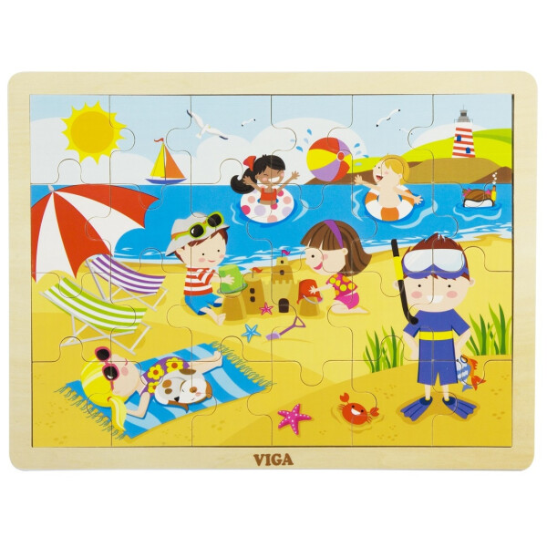 

Пазл Viga Toys Времена года. Лето