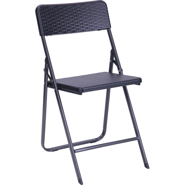 

Стул AMF складной Морган YC-042 пластик Rattan Black