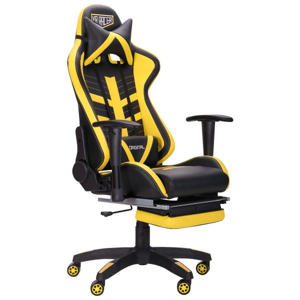 

Кресло AMF VR Racer BattleBee черный/желтый