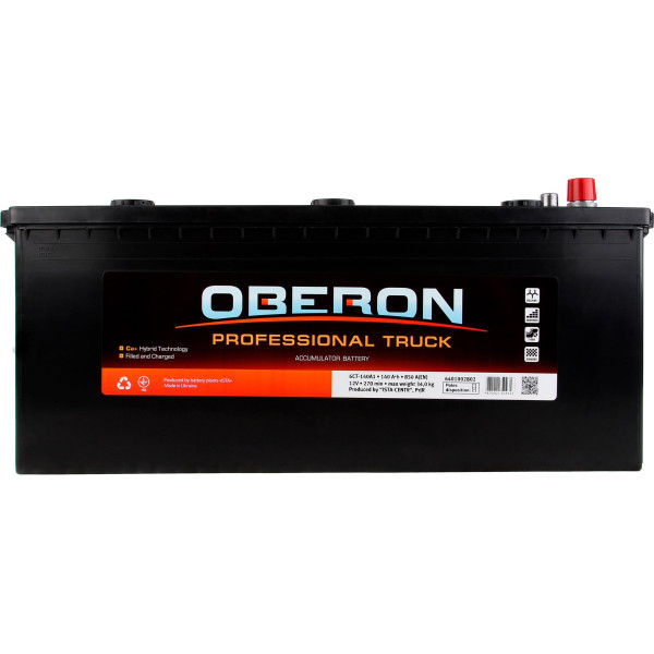 

Автомобильный аккумулятор Oberon Professional Truck 6CT 140Ah L