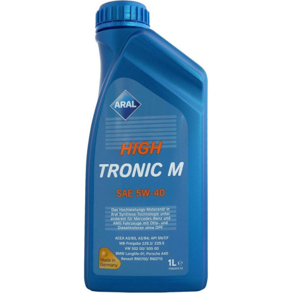 

Моторное масло Aral High Tronic M 5W-40 1L (150B6A)