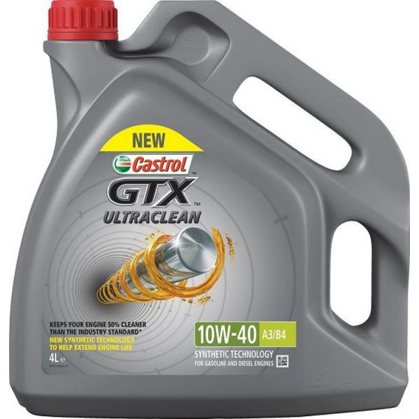 

Моторное масло Castrol GTX 10W-40 A3/B4 4L (RB-GTXUA3-4X4L)