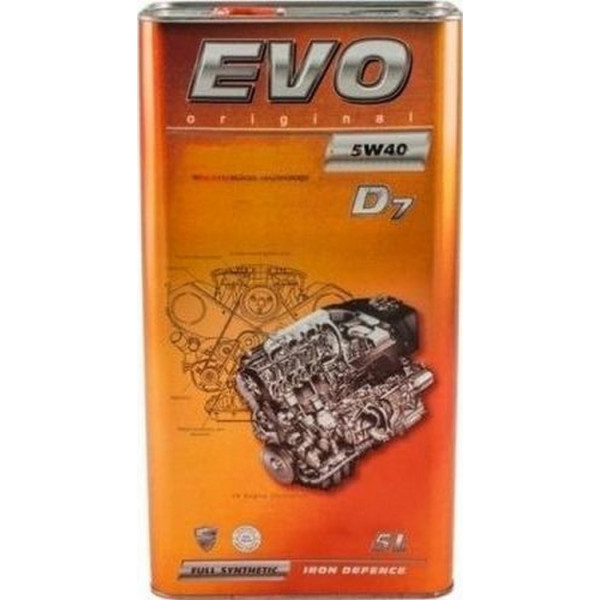 

Моторное масло EVO D7 1L 5W-40 TURBO DIESEL
