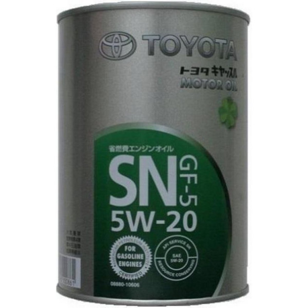 

Моторное масло Toyota SN/GF-5 5W-20 (Japan) 1L (08880-10606)