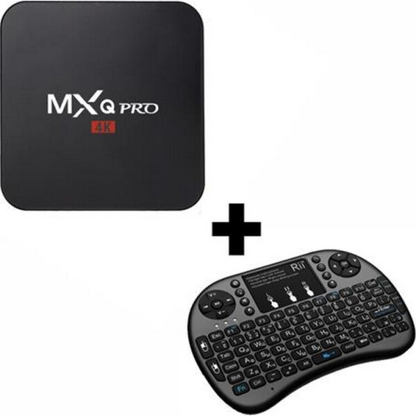 

Android TV Smart Box MXQ PRO 1 Gb + 8 Gb Professional мини + Беспроводная мини-клавиатура i8