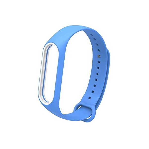 

Ремешок для фитнесс браслета Mi Band 3 Gasta New color Blue/White