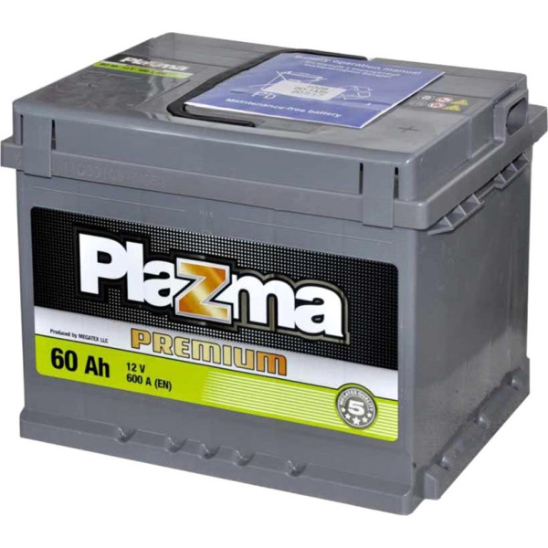 

Plazma Premium 6СТ-60 Евро (560 64 04)