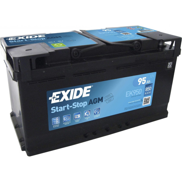 

Автомобильный аккумулятор Exide AGM 6СТ-95 Евро (EK950)