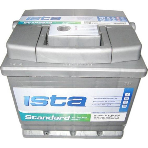 

ISTA Standard 6СТ-50 A1 Евро (550 04 04)