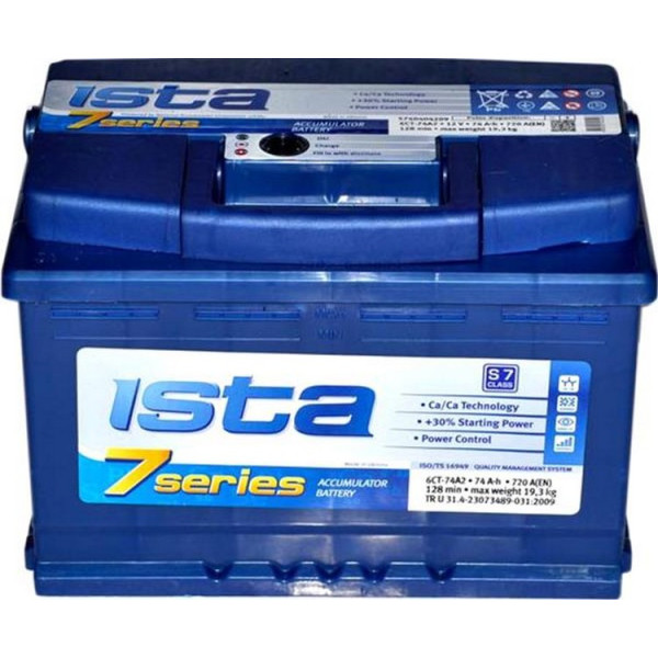 

ISTA (7 SERIES) 6СТ-74 А2 Евро (574 22 04)