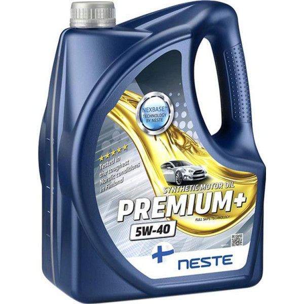 

Моторное масло Neste Premium + 5-W40 4л (116138)