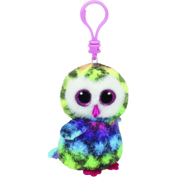 

Мягкая игрушка-брелок TY Beanie Boo's Разноцветная сова Owen, 12 см (35025)