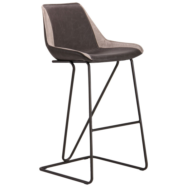 

Стул барный AMF Custer gunmetal, cowboy Dark Gray/Light Gray