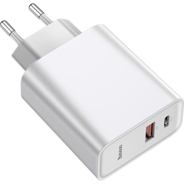 

Зарядное устройство Baseus Speed PPS QC 2 порта 30W White