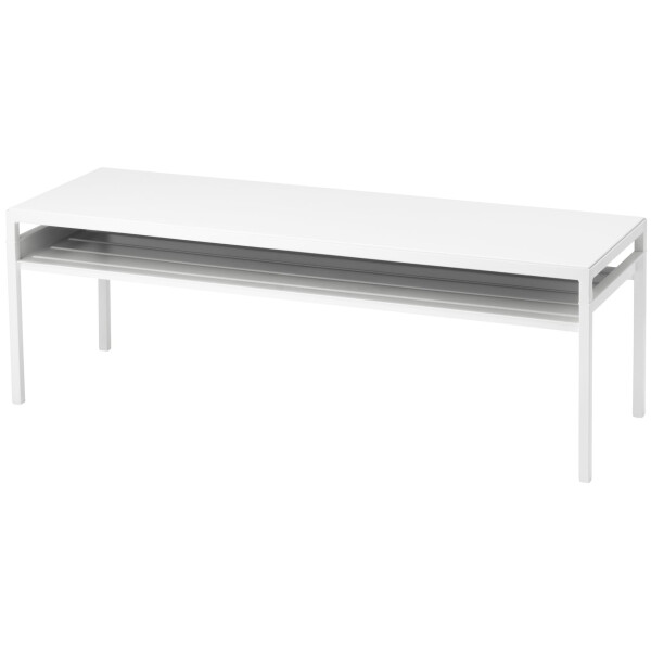 

Журнальный столик с двусторонней столешницей IKEA NYBODA 120x40x40 см белый/серый (003.426.40)