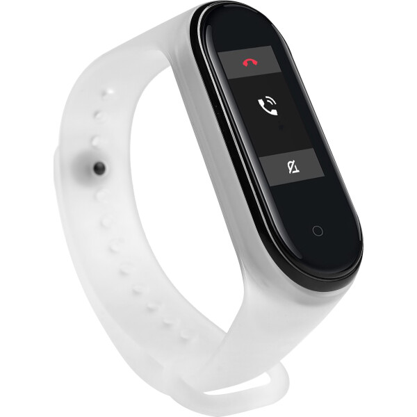 

Ремешок Smart Band для Mi Band 3/4 Transperancy белый
