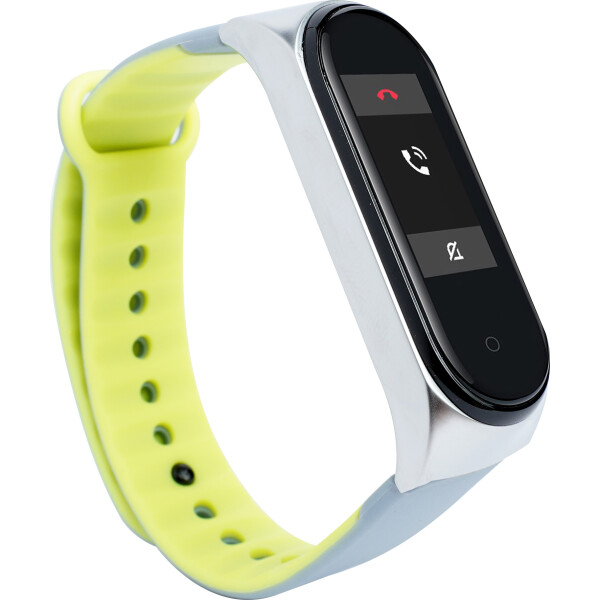 

Ремешок Smart Band для Mi Band 3/4 MShell PU Серо-зеленый