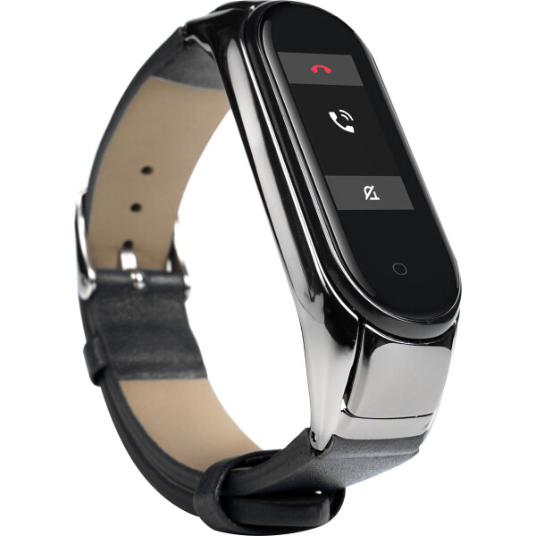 

Ремешок Smart Band для Mi Band 3/4 MShell PU черный