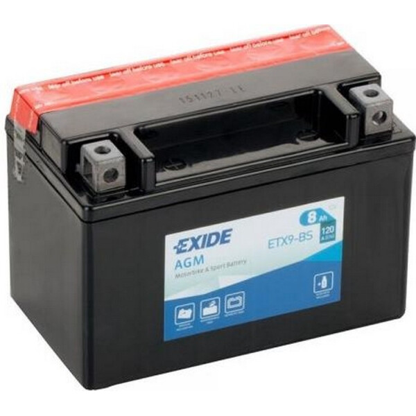 

Автомобильный аккумулятор Exide 8Ah-12v AGM (ETX9-BS) L, EN120
