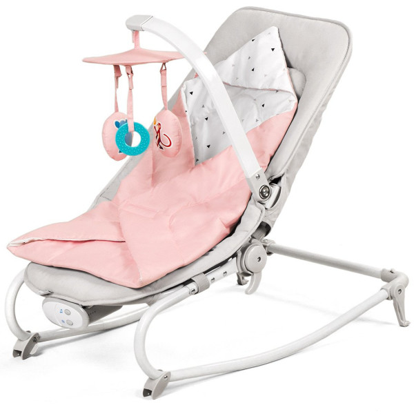 

Шезлонг-качалка Kinderkraft Felio Pink (KKBFELIPNK0000)