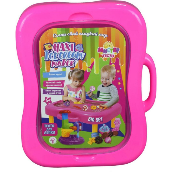 

Набор для творчества STRATEG Ice Cream maker, 26 элем., розовый (71308)