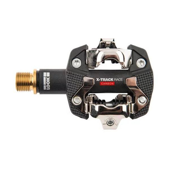 

Look X-TRACK RACE CARBON TI карбон, ось chromoly 9/16", черная (PED-62-49)