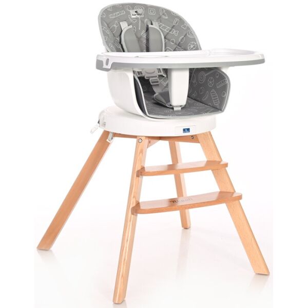 

Стульчик для кормления Lorelli NAPOLI (grey candy)