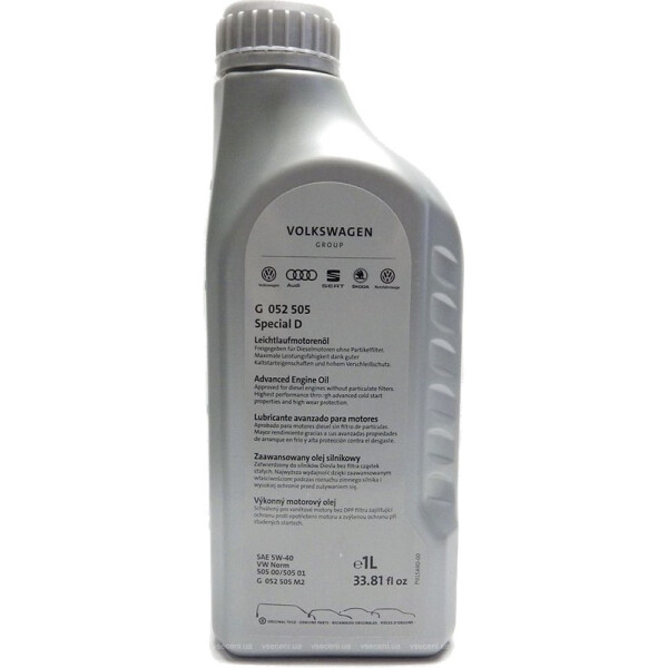 

VAG "SPECIAL D 5W-40", 1л