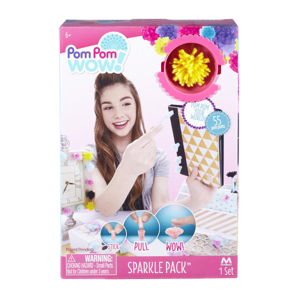 

Изготовление украшений Pom Pom Wow! Гламур (55 помпонов с люрексом, 6 цветов) (48527-PPW)